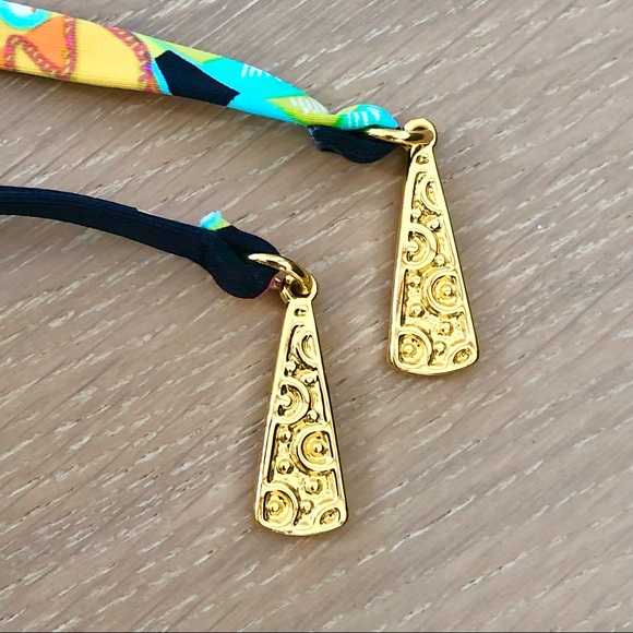 ⭐️Trina Turk⭐️Tankini Halter Set Neon Floral Paisley Black Swimsuit Swim Bikini - Picture 4 of 13